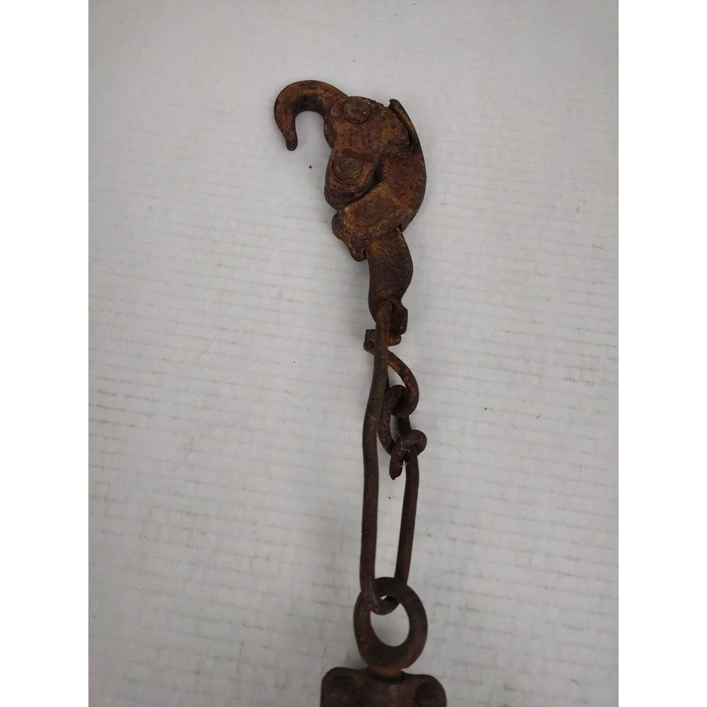 Vintage Antique Barn Trolley Hook Swivel Hook Hay Mow Pulley Farm X615 X574 X516